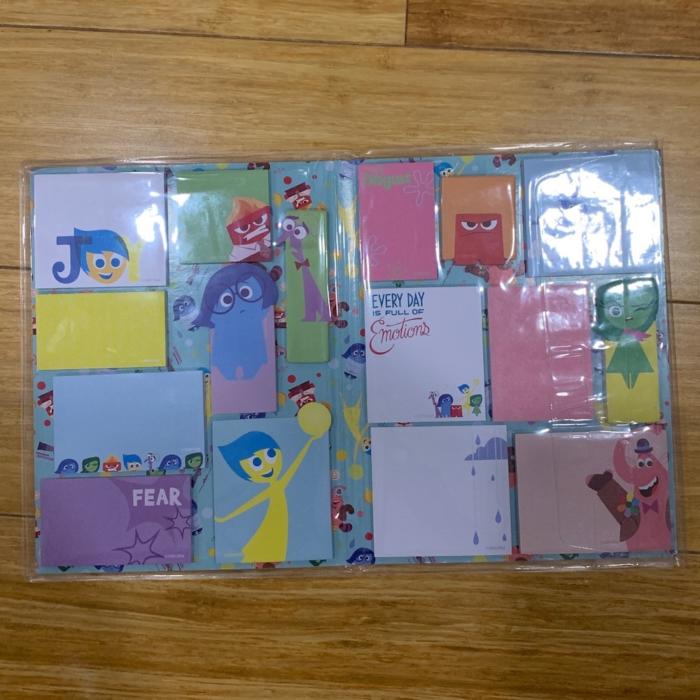 NEW Disney Store Inside Out Sticky Notes